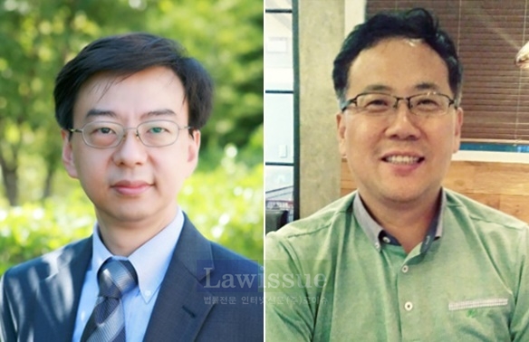 (사진왼쪽부터) 부산대 교육자상 수상자 김성신 교수, 권순복 교수.