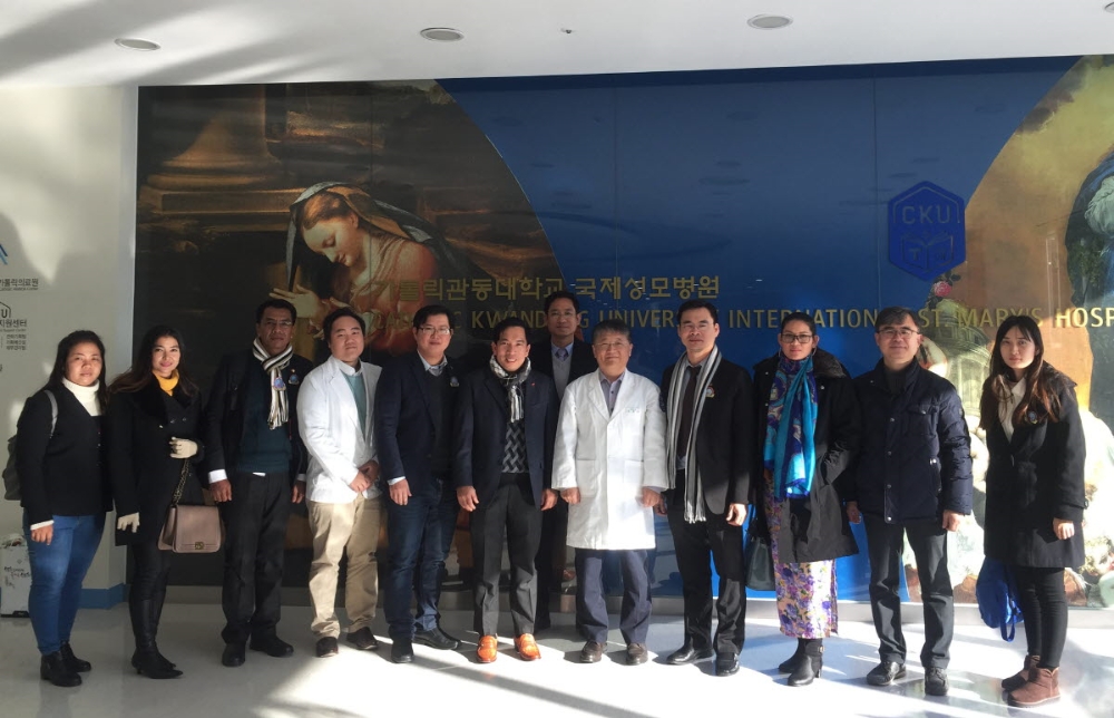 국제성모병원 방문한 캄보디아 관계자 (사진=국제성모병원)