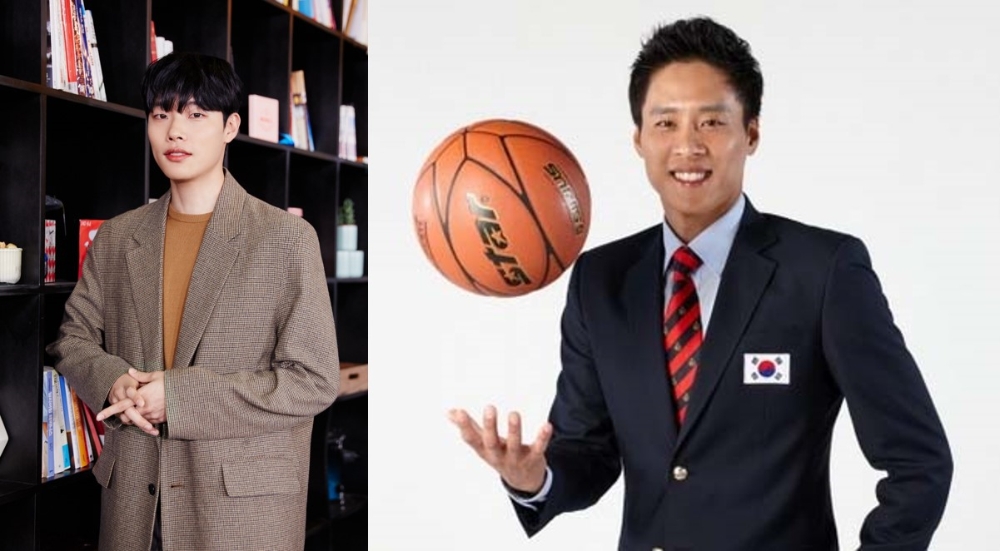 성화봉송 주자로 선정된 류준열(왼쪽), 우지원(오른쪽).(사진= 코카-콜라사)