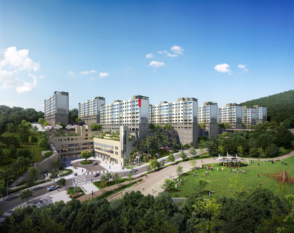 수지 광교산 아이파크 투시도.(사진=현대산업개발)