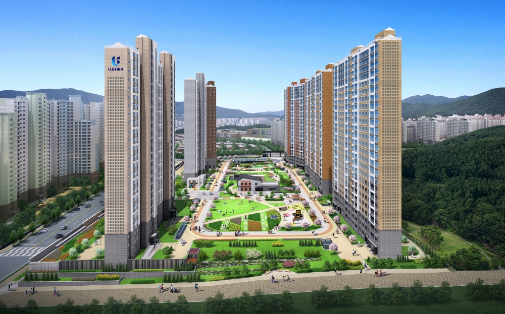 대구국가산단 반도유보라아이비파크 2.0 투시도. (사진=반도건설)
