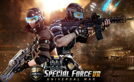 KT와 드래곤플라이가 공동개발한 세계최초 5G 멀티플레이 VR게임 ‘스페셜포스 VR: UNIVERSAL WAR’ 이미지. (사진=KT)