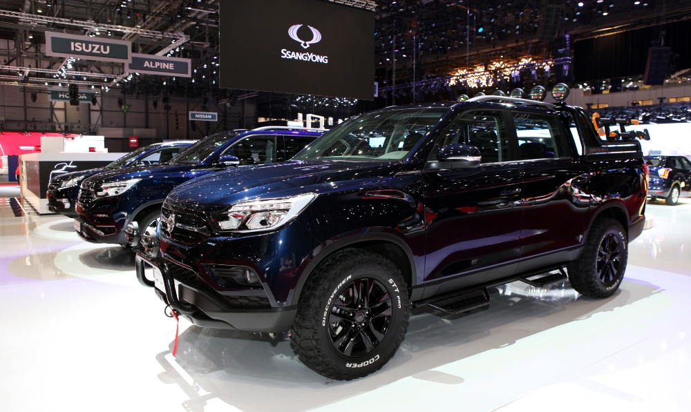 쌍용차 부스 전경.(사진=쌍용자동차)