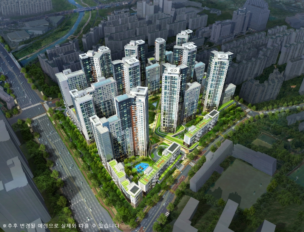 디에이치자이 개포 조감도.(사진=현대건설 컨소시엄)