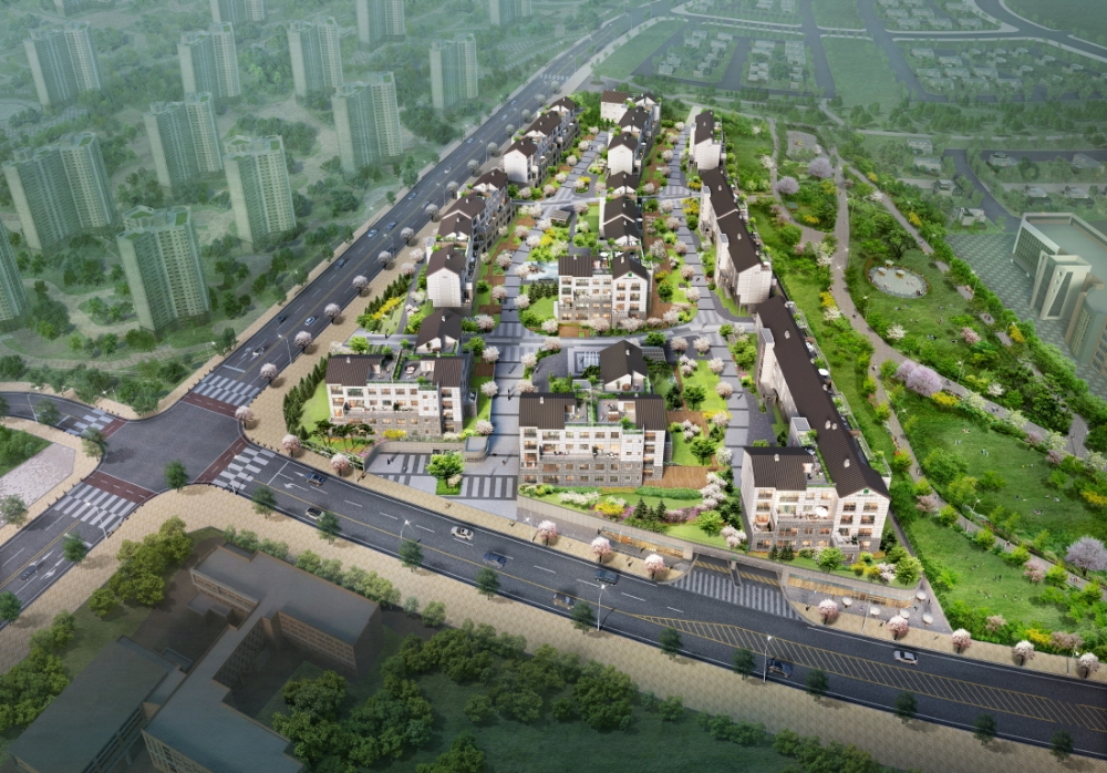 테라스 더모스트 동탄 조감도.(사진=한양산업개발)