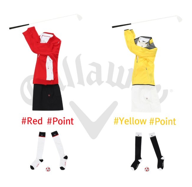 캘러웨이 어패럴 여성 봄 라운딩 룩 이미지,(사진= 한성에프아이)