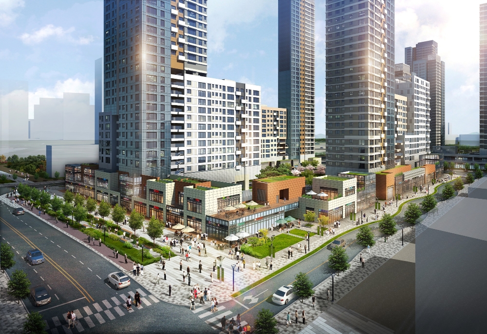 세종 리더스포레 웨스트 투시도.(사진=한화건설)