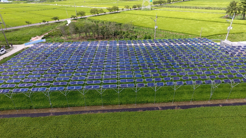 영농형태양광 전경. (사진=한국남동발전)