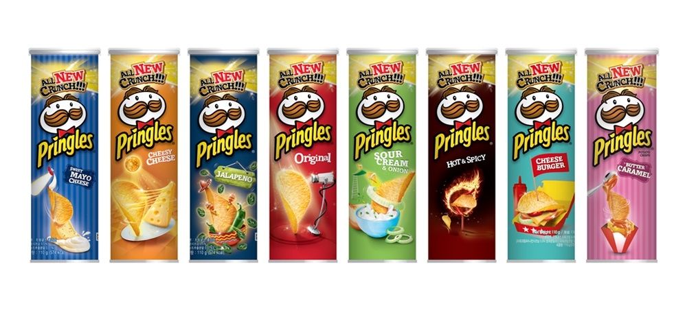 프링글스 올뉴크런치 패키지.(사진=프링글스)