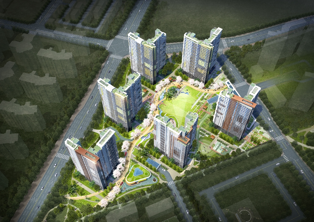 하남지역현안2지구 A-1블록 조감도.(사진=호반건설)