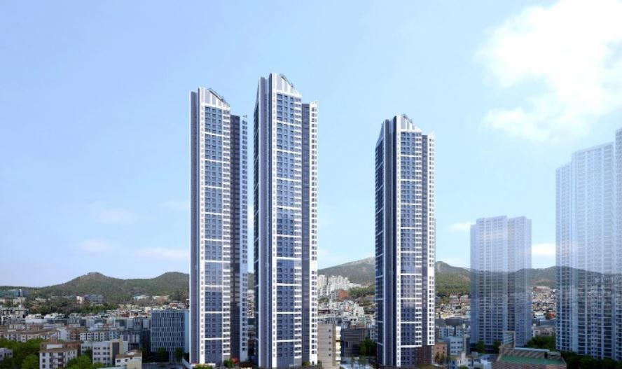 아파트 투시도 이미지. (사진=함스피알)