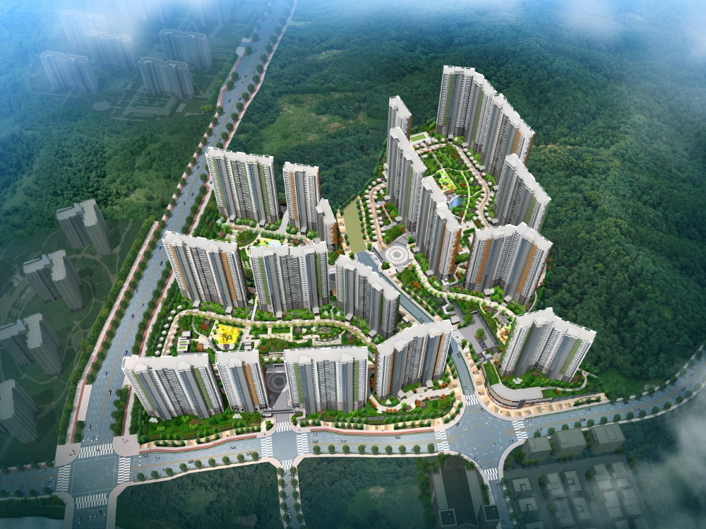 청주 동남지구 대성베르힐 조감도.(사진=대성건설)