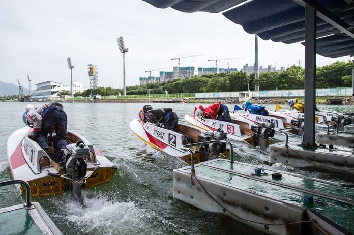 경정선수들의 출발모습. (사진=경정운영본부)