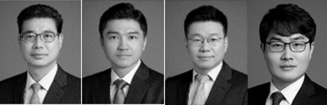 (사진 왼쪽부터 허환준, 최종열, 최용호, 이화석 변호사).(사진제공=율촌)