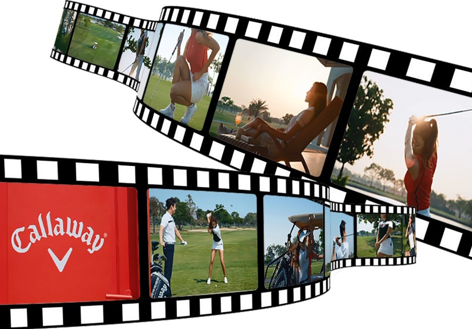 캘러웨이 광고영상 공개 이미지. (사진=한성에프아이)