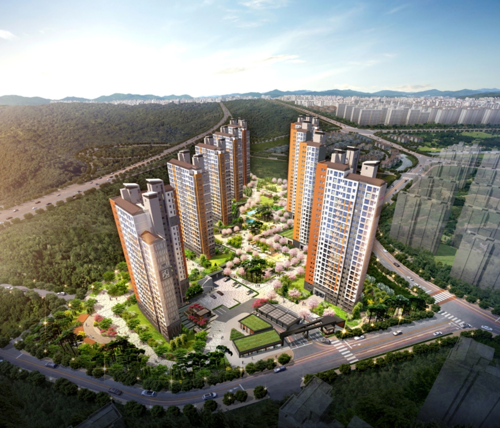 김해율하 리슈빌 더 스테이 조감도.(사진=계룡건설)