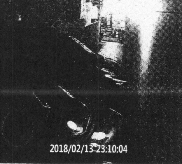 CCTV영상에 잡힌 중앙콘솔박스에 손을 넣는 모습.(사진=부산지방경찰청)