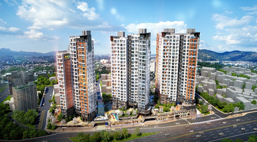 개봉5구역 재건축사업 조감도.(사진=호반건설)