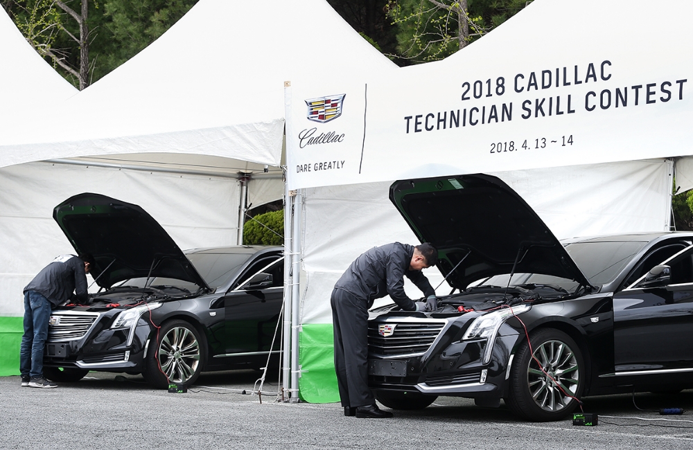 콘테스트 진행 모습.(사진=캐딜락)