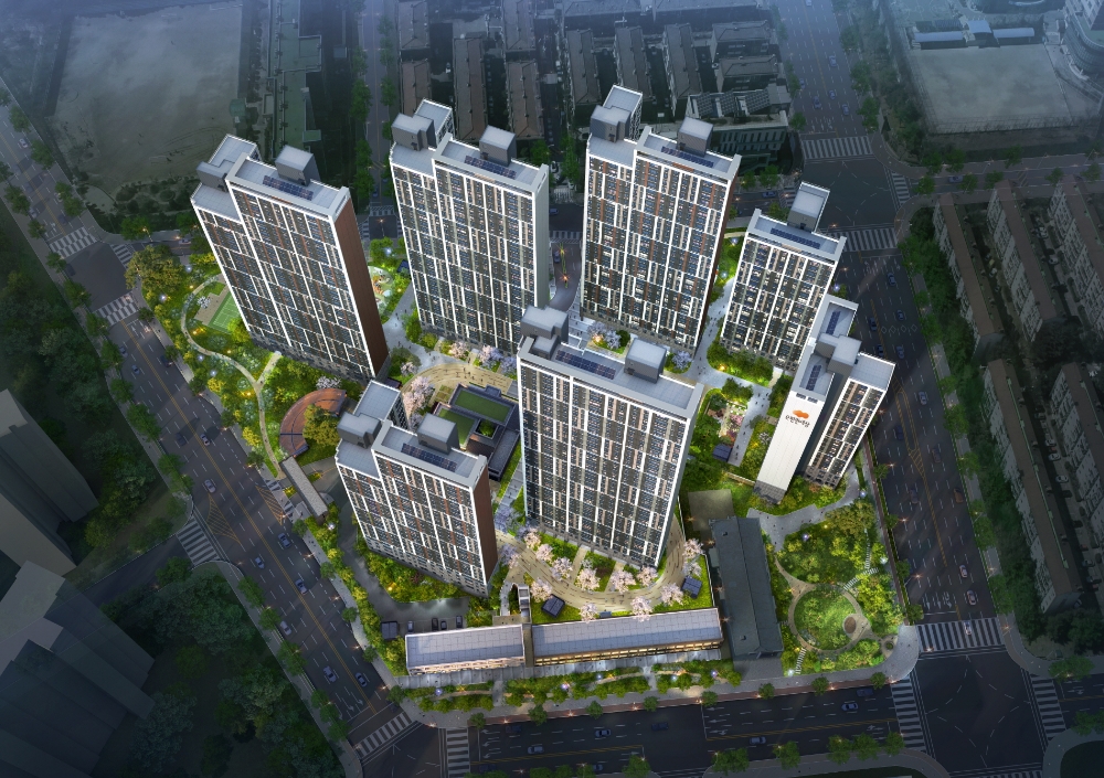 지난달 대림산업이 경기 안산시 단원구 선부동에서 분양한 e편한세상 선부광장 조감도.(사진=대림산업)