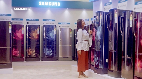 삼성전자 지역특화 냉장고의 유튜브 광고 캡쳐. (사진=삼성전자)