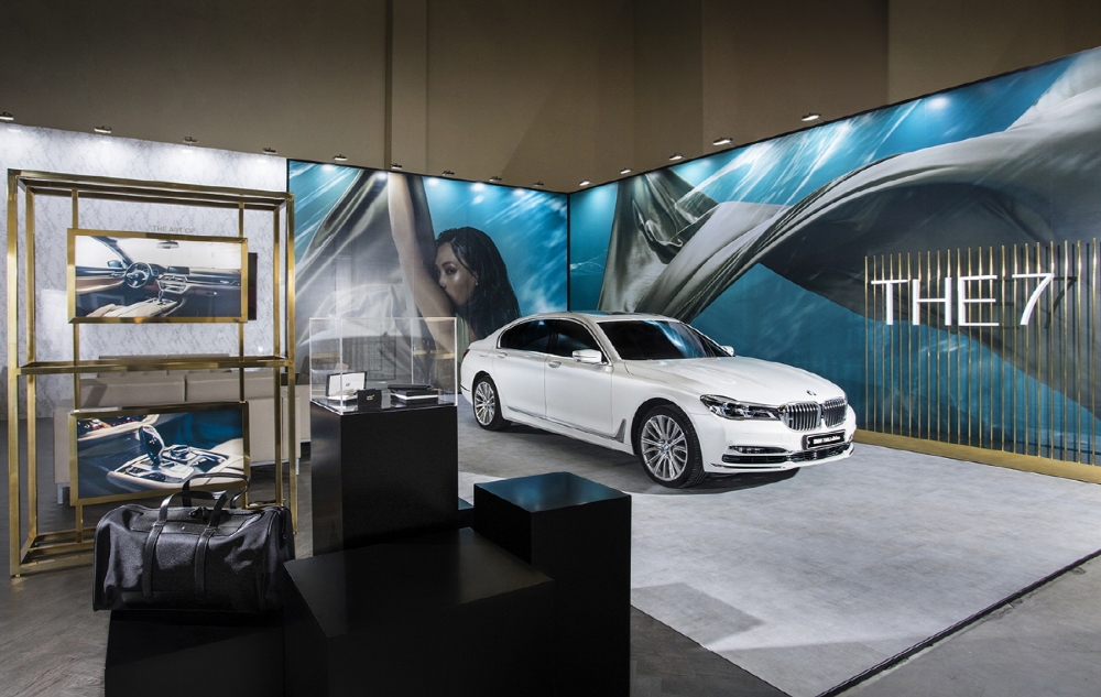 아트부산 2018 BMW 7시리즈 라운지.(사진=BMW 그룹 코리아)