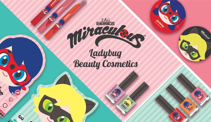 레이디버그 캐릭터 화장품, ‘미라큘러스 코스메틱’ 15종 출시