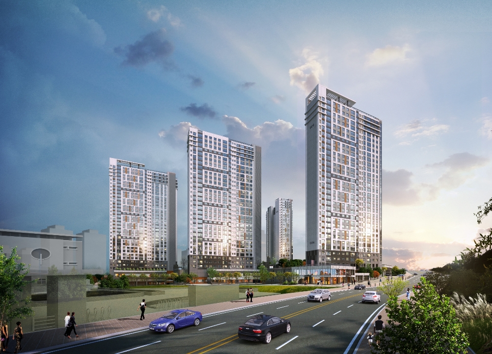 하남 포웰시티 B6블록 투시도.(사진=현대건설 컨소시엄)