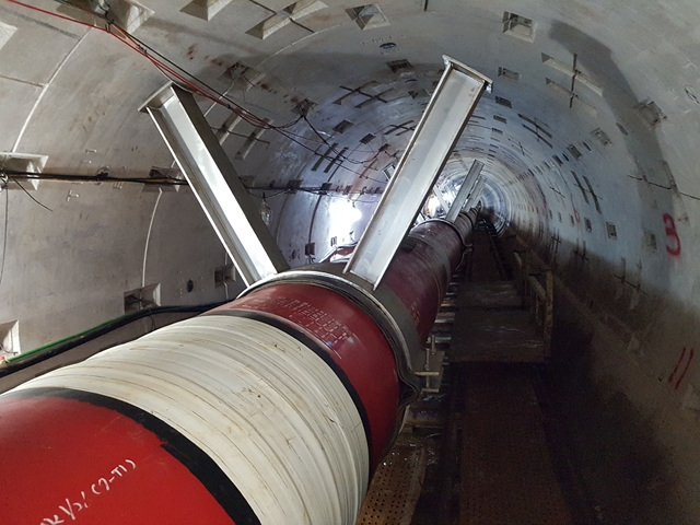 거제~진해구간 해저터널 전경.(사진= 한국가스공사)