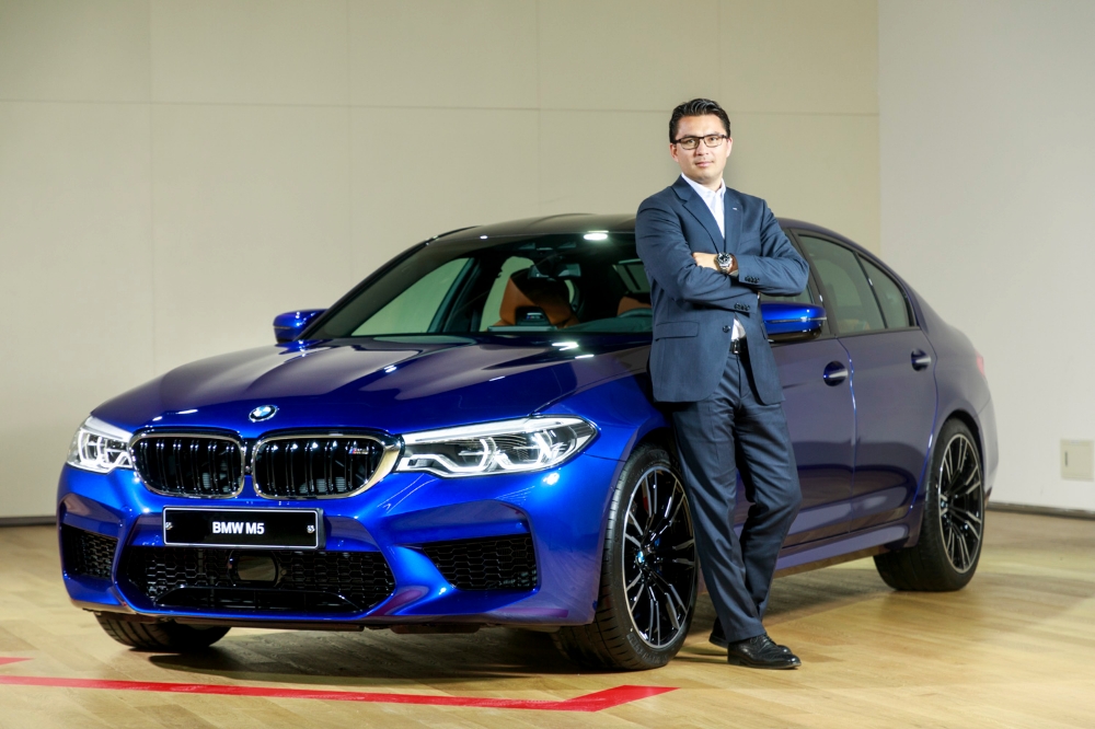 BMW M 익스피리언스 2018에서 공개된 뉴 M5.(사진=BMW 그룹 코리아)