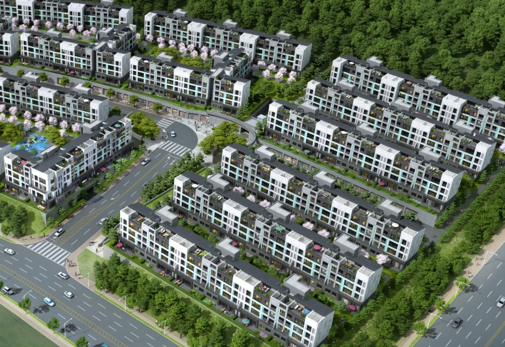 여수 웅천 꿈에그린 더 테라스 상업시설 이미지.(사진=한화건설)