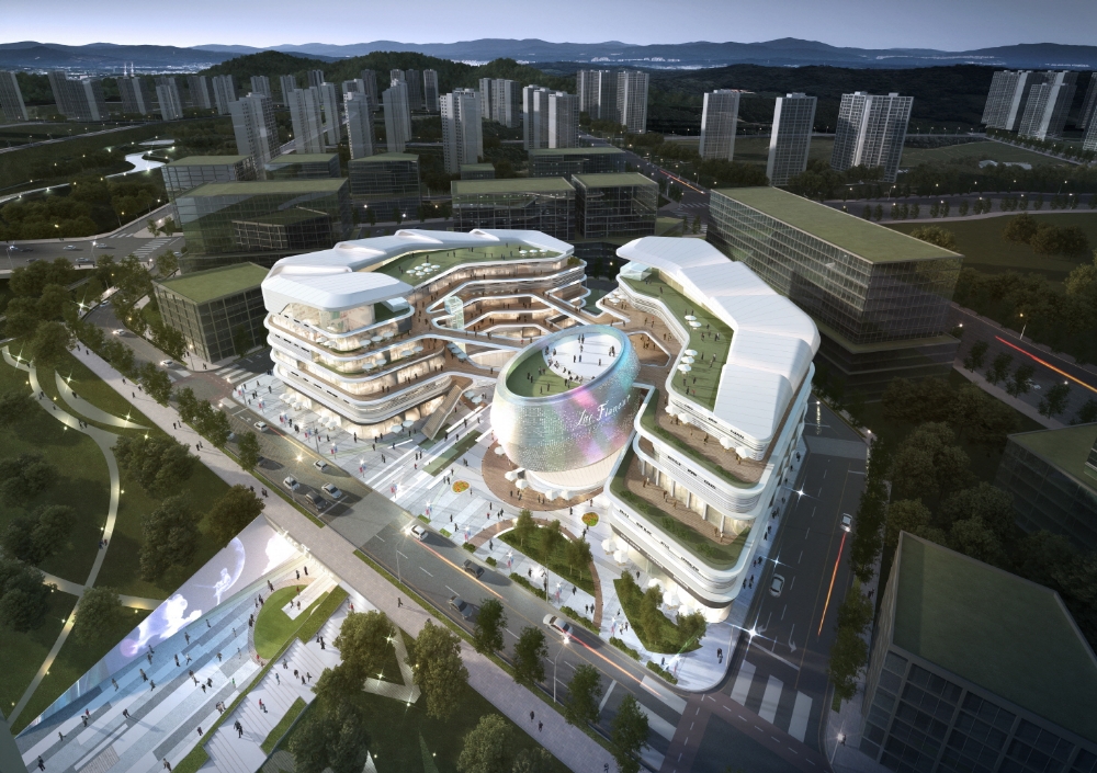 동탄 워터프론트 콤플렉스 문화복합용지 내 라끄 플레네르 투시도. (사진=제일건설)