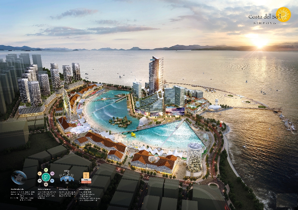 해양레저 복합단지 개발사업 조감도.(사진=K-water)