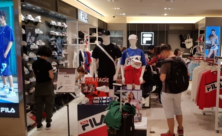 신라아이파크면세점. (사진= 휠라)