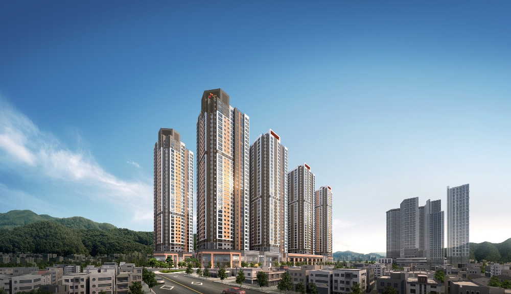 동래 3차 SK VIEW 투시도.(사진=SK건설)