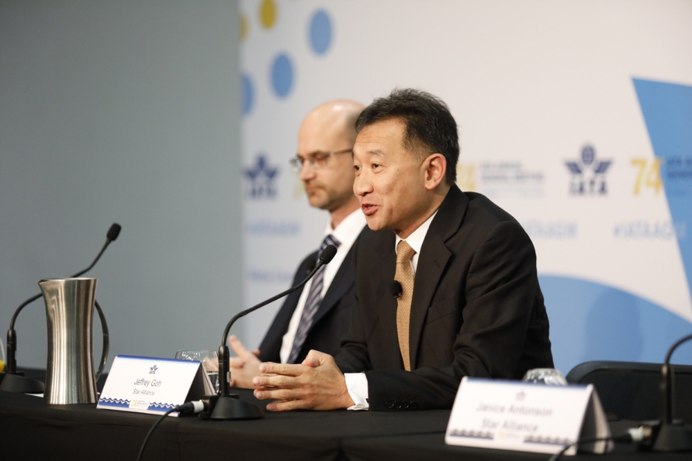 스타얼라이언스 IATA 총회 제프리 고 대표이사 (사진=아시아나항공)