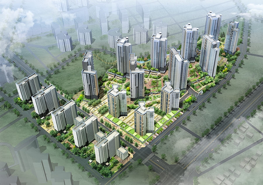 신정뉴타운2-1구역 조감도.(사진=삼성물산 건설부문)