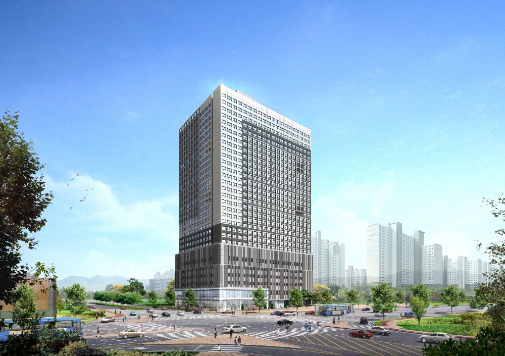 원흥 퍼스트 푸르지오 시티 투시도.(사진=대우건설)