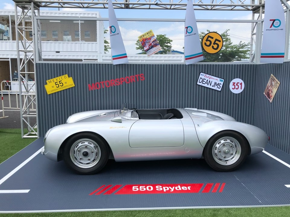 전설의 스포츠가 포르쉐 550 스파이더.(사진=최영록 기자)