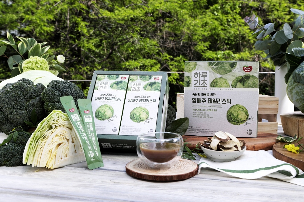 동원F&B ‘하루기초 양배추 데일리스틱’ NS홈쇼핑 론칭