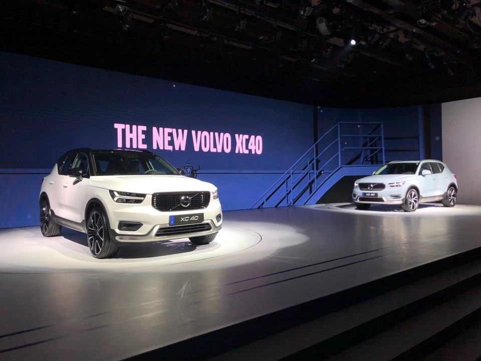 볼보자동차코리아가 26일 신라호텔에서 프리미엄 콤팩트 SUV '더 뉴 XC40'을 선보이는 출시행사를 가졌다.(사진=최영록 기자)