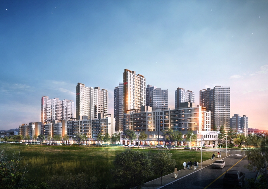 꿈의숲 아이파크 투시도.(사진=HDC현대산업개발)