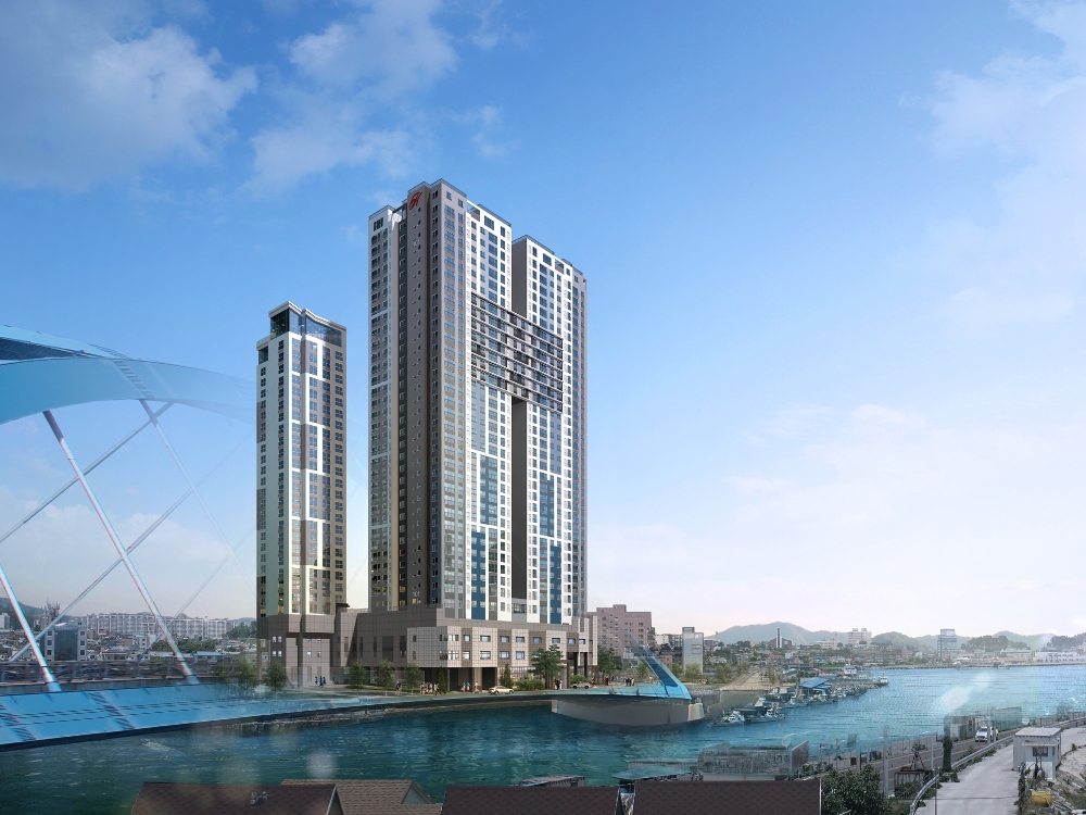 힐스테이트 속초 센트럴 투시도.(사진=현대건설)