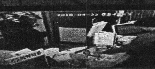 훔친카드 사용장면.(사진제공=부산지방경찰청)