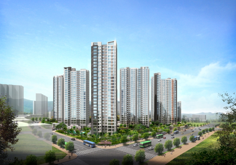 철산 센트럴 푸르지오 조감도. (사진= 대우건설)