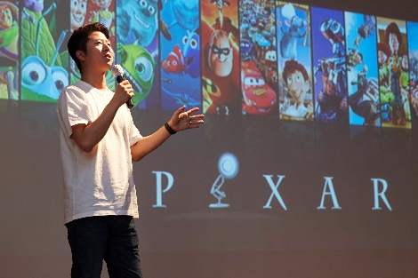 네코랩 특강에 참여한 에릭 오 감독. (사진=넥슨)