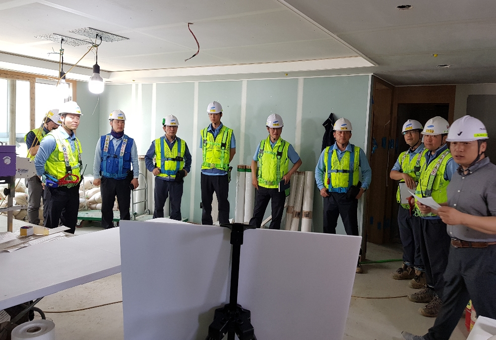 품질시연회 모습.(사진=삼성물산)