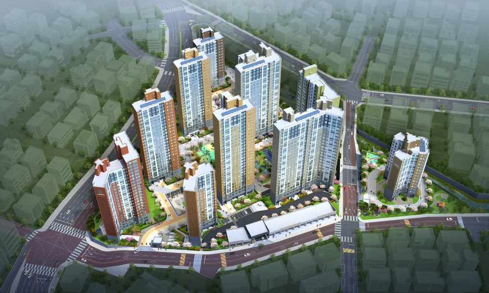 신구포 반도유보라 조감도.(사진=반도건설)