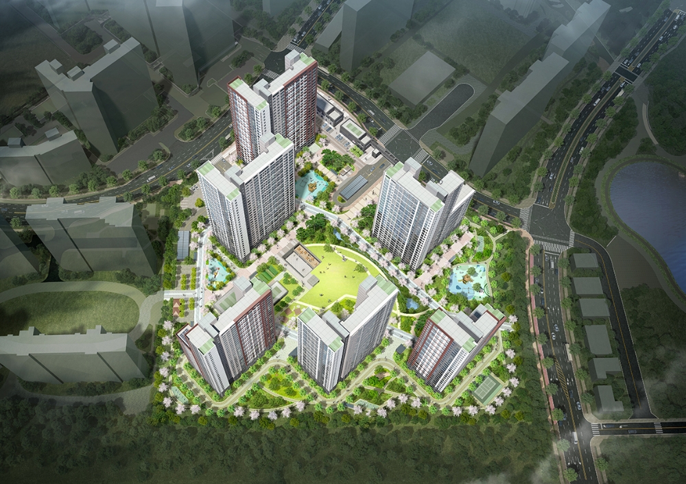 전주 에코시티 데시앙 네스트 조감도.(사진=태영건설)