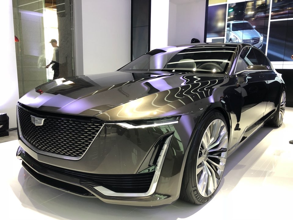 캐딜락 하우스 서울에 전시된 에스칼라.(사진=최영록 기자)